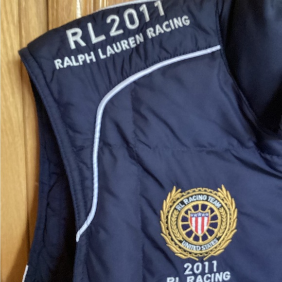 100% Authentic, Polo Ralph Lauren RL USA Racing Team 24 2011 edition Vest - Picture 3 of 15